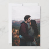 ライトブルーChinoiserieフローラ(写真結婚付) 招待状 (裏面)