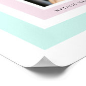 ライトプラムとミントフォトグラードシグネチャーポスター ポスター (角)