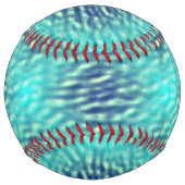 ライトプールとダークプールの水パターン ソフトボール (裏面)