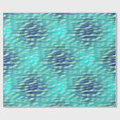 ライトプールとダークプールの水パターン ラッピングペーパー (フラット)