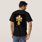 ライトベアライエズスTシャツに輝く Tシャツ (裏面フル)