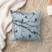 ライトベビーブルーブコリックランドスケープ クッション (ブランケット)