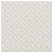 ライトベージュギリシャ鍵パターン ファブリック (クローズアップ)