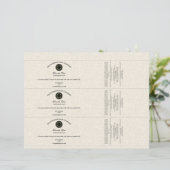 ライトベージュリネン紙スタイルソープバンドとロゴ (スタンド正面)