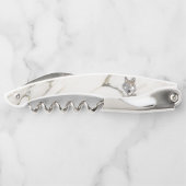 ライトベージュ大理石とウルフ ソムリエナイフ (裏面)