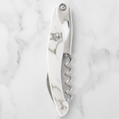 ライトベージュ大理石とウルフ ソムリエナイフ (裏面)