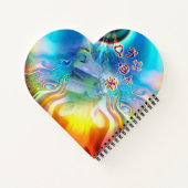 ライトベースのチャクラ記号の言語 ノートブック (裏面)