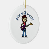 ライトベースギターガール セラミックオーナメント (右)