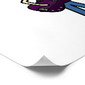 ライトベースギターガール ポスター (角)