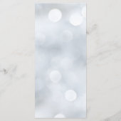 ライトホワイトシルバースパークルグリッター披露宴メニュー メニュー (裏面)