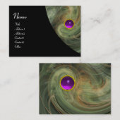 ライトボルテックスアメジストイエローパープルグレーブラック 名刺 (正面/裏面)