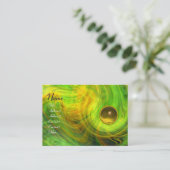 ライトボルテックストパーズグリーンイエローオレンジブルー 名刺 (スタンド正面)