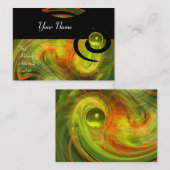 ライトボルテックストパーズブラックイエローオレンジグリーン 名刺 (正面/裏面)