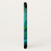 ライトボルテックス鮮やか、青 Case-Mate iPhoneケース (裏面/左)
