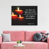 ライトマイキャンドルキャンバスプリント キャンバスプリント (インサイチュ (リビング))