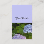 ライトマウブアジサイ 名刺 (裏面)