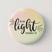 ライトマシュー5:14ボタン 缶バッジ (正面)