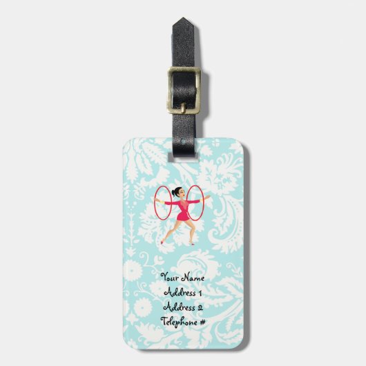 ライトミック体操バスケ ラゲッジタグ (正面縦)