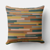 ライトミッドセンチュリーモダン幾何学模様の錆 クッション (裏面)