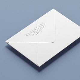 ライトミニマリストスクリプト差出人住所スタンプ セルフインキングスタンプ