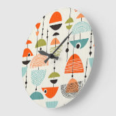 ライトミモダンンセンチュリー ラージ壁時計 (傾斜)