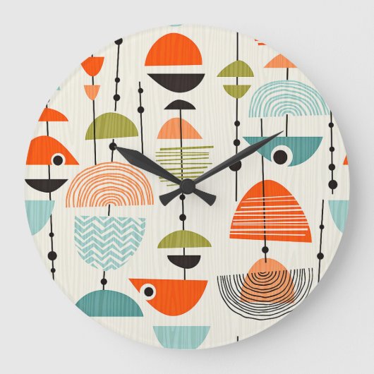 ライトミモダンンセンチュリー ラージ壁時計 (正面)