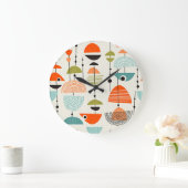 ライトミモダンンセンチュリー ラージ壁時計 (ホーム)