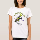 ライトメスのスキューバダイバー Tシャツ (正面)