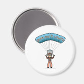 ライトメス型スカイダイバー マグネット (正面/裏面)