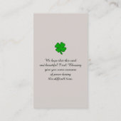 ライトメモリアルのカードに入る 名刺 (裏面)