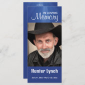 ライトメモリアルカードの編集可能なフォトレイ (正面/裏面)