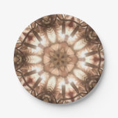 ライトメリークリスマスツリーパーティーライト紙プレート ペーパープレート (正面)