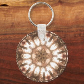 ライトメリークリスマスツリーライト万華鏡のように千変万化するパターンアート キーホルダー (正面)