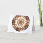 ライトメリークリスマスツリーライト万華鏡のように千変万化するパターンアート シーズンカード (裏面)