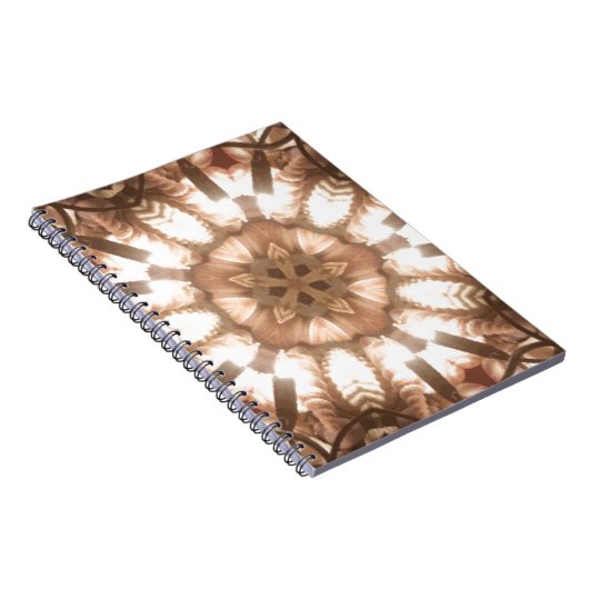 ライトメリークリスマスツリーライト万華鏡のように千変万化するパターンアート ノートブック (右側)