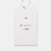 ライトユーカリプトゥスグロー金ゴールドグリーンリーサンキューバッド ギフトタグ (裏面)