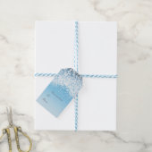 ライトラきらめくンロマンチックな冬のワンダーランド ギフトタグ (より糸付き)