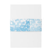 ライトラきらめくンロマンチックな冬のワンダーランド 招待状ベリーバンド (裏面例)