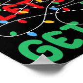 ライトライトクリスマスライトクリスマスパジャマホリデー ポスター (角)