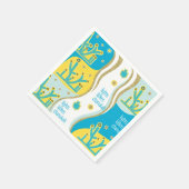 ライトラッツクスハヌカー(ユダヤ教の祭り) スタンダードカクテルナプキン (角)