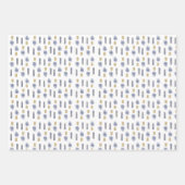 ライトラッピングシートのフェスティバル- 3セット ラッピングペーパーシート (正面)