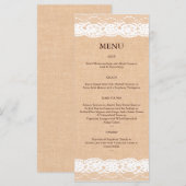 ライトラップとヴィンテージレースメニュー2 メニュー (正面/裏面)