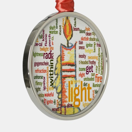 ライトラブリークリスマスツリーオーナメント メタルオーナメント (右)