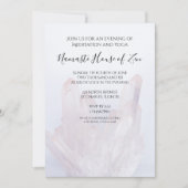 ライトラベンダーの結晶の瞑想/ヨガワークショップ 招待状 (正面)