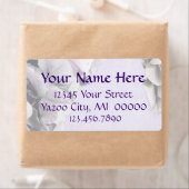 ライトラベンダーアジサイ大住所 シール (インサイチュ)