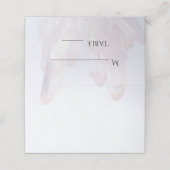 ライトラベンダーパープル結婚クリスタル プレイスカード (外部開封)