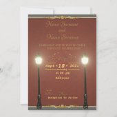 ライトランプポスト 招待状 (正面)