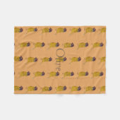 ライトリおもしろいトルバードパターンフリースブランケット フリースブランケット (正面(横))