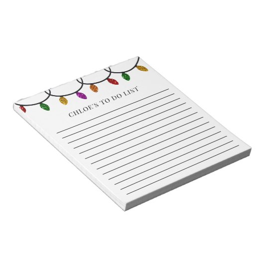 ライトリスト文字列を実行するにはクリスマスメモ帳 ノートパッド (アングル)