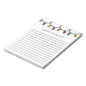 ライトリスト文字列を実行するにはクリスマスメモ帳 ノートパッド (回転)